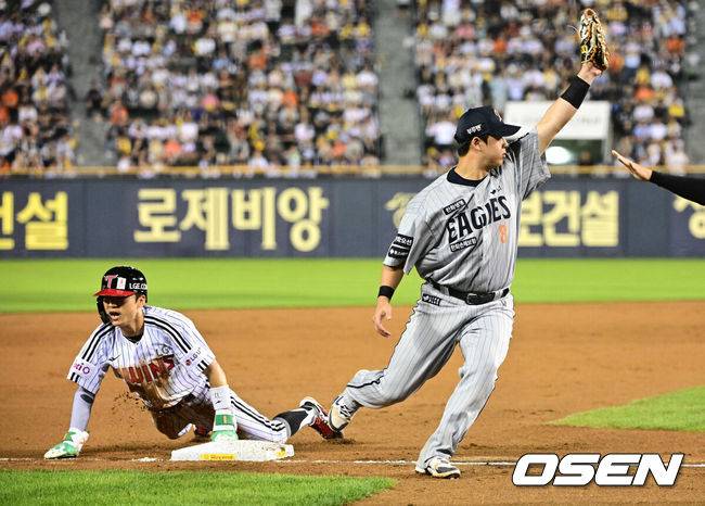 10G 타율 5푼4리, 치명적 실책까지…김경문 뚝심, 4번 노시환은 언제 부응할까