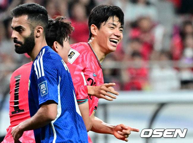'전진우 A매치 데뷔골 인정!' 한국, WC 예선 무패 보인다...쿠웨이트에 1-0 전반 리드[오!쎈 현장]
