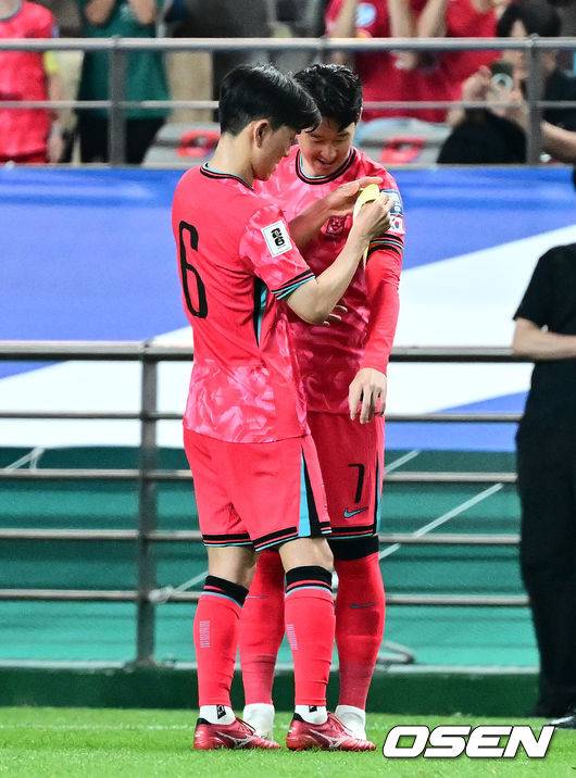 '교체 출전' 손흥민, 134번째 A매치 출전으로 韓 최다 출전 3위 [오!쎈 현장]