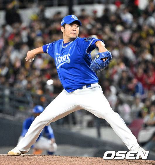 ‘LG 방출→최강야구 테스트→현역 복귀’ 1984년생 우완, 1861일 만에 선발 등판→4이닝 완벽투 [오!쎈 퓨처스]