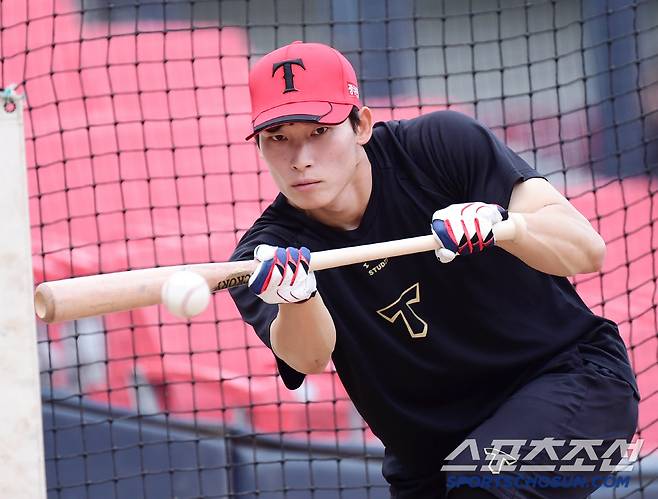 '방망이만 터지면 박해민 급이다' 꽃범호 감독의 특급 원포인트 레슨, 방망이 터지면 최고 외야수[광주현장]