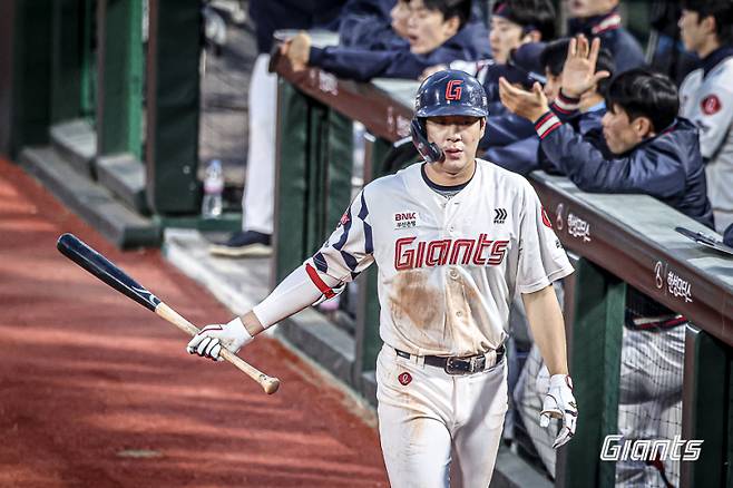 열흘 빠졌는데 여전히 결승타 1위...나승엽, '득점력 저하' 롯데 반등 동력
