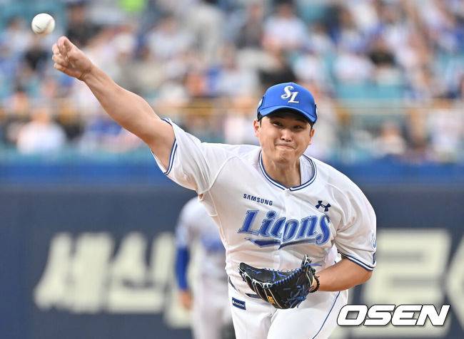 ‘하늘이 도왔다’ 대체 선발 등판일 우천 취소…삼성, 14일 후라도・15일 최원태 선발 출격