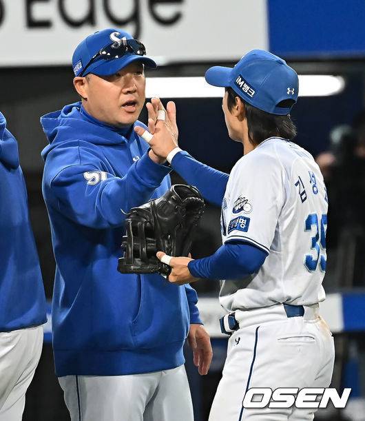 삼성 완전체 타선 구축 임박...'타율 1위' 드디어 실전 모드...