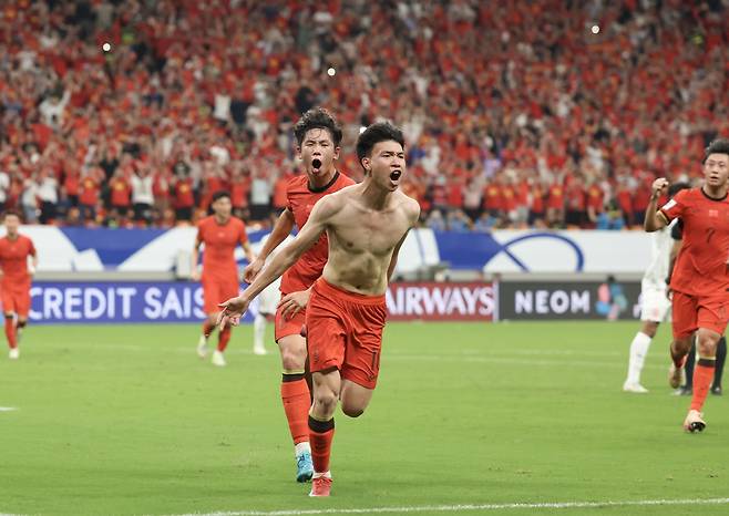 中 황당 발언 '한국과 불꽃 튀는 대결 예정…많은 팬 기다리는 희망의 경기'