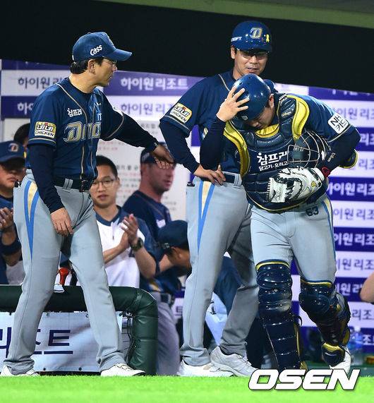 대기 포수 김형준 있었는데…왜 권희동은 11년 만에 포수마스크를 써야 했을까 [오!쎈 창원]