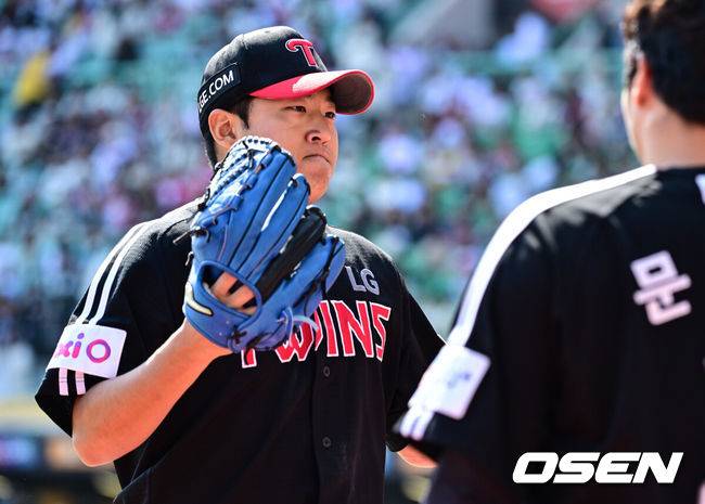 '1위 지킬까' 옆구리 불편했던 오스틴 1루수 선발 결장, 박동원 벤치...LG 라인업 공개 [오!쎈 대전]