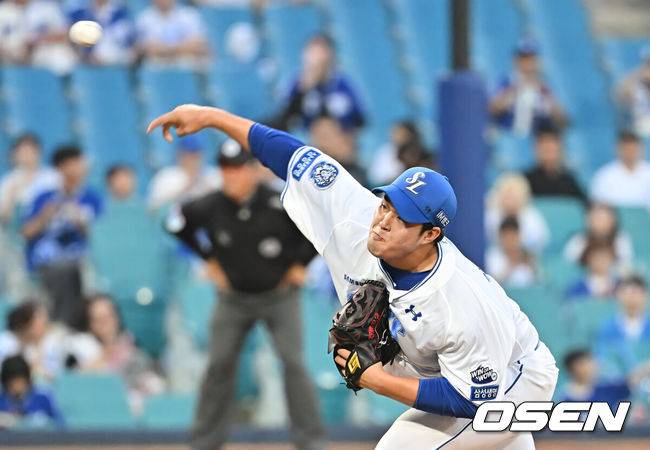 삼성, 레예스 대체 선수 계약 임박…”한국행 비행기 탔다. 메디컬 체크 통과하면 공식 발표” 첫 등판 언제쯤? [오!쎈 대구]