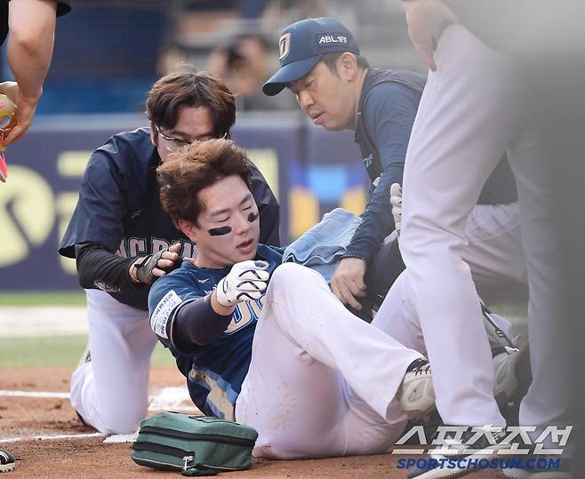 '한화와 멀어진다.' 에이스의 충격적 2회 헤드샷 퇴장→타선 침묵→8위팀에서 다승 1위 탄생. NC, 30승 도달. 2연패 LG, 한화와 1.5G차[잠실 리뷰]
