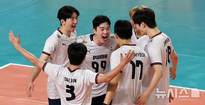 한국 남자배구, AVC 네이션스컵 첫 경기서 뉴질랜드 3-0 완파