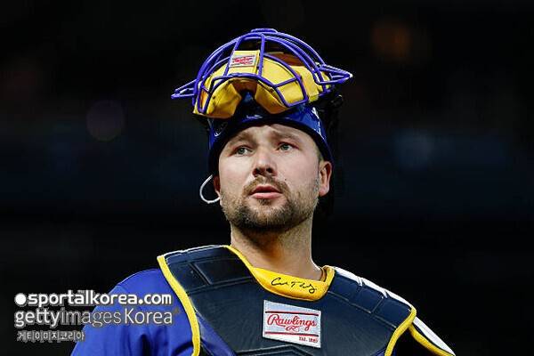 '저지? 오타니? 다 비켜!' 만루포 작렬하며 홈런왕 정조준…'1,441억 안방마님' 랄리, MLB 홈런 단독 선두로