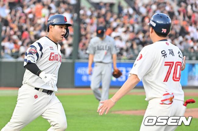 '부상 병동' 롯데, 상동 자이언츠가 해냈다!...신인 박재엽 3점포+홍민기 155km '쾅'+김원중 150SV, 한화 6연승 저지 [부산 리뷰]