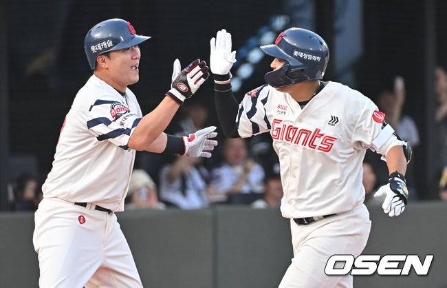 '부상 병동' 롯데, 상동 자이언츠가 해냈다!...신인 박재엽 3점포+홍민기 155km '쾅'+김원중 150SV, 한화 6연승 저지 [부산 리뷰]