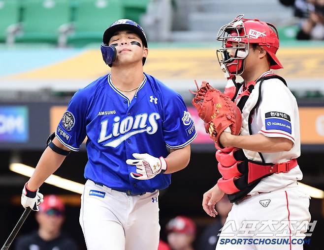'28홈런 때리던 거포' 왜 삼진왕이 됐을까 → 감독 메시지 엄중했다