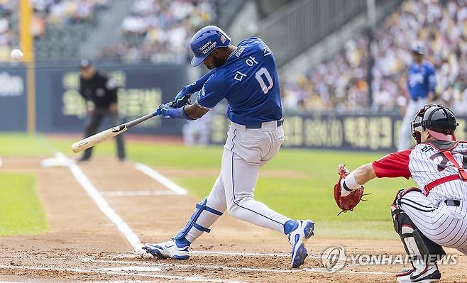 삼성 디아즈, 프로야구 최초로 전반기 '30홈런-100타점' 도전