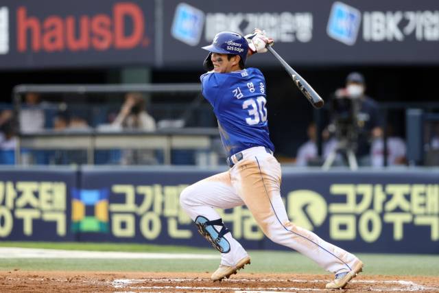 '김영웅을 어찌하나' 삼성 라이온즈, 신예 거포 두고 고민…김지찬도 부진