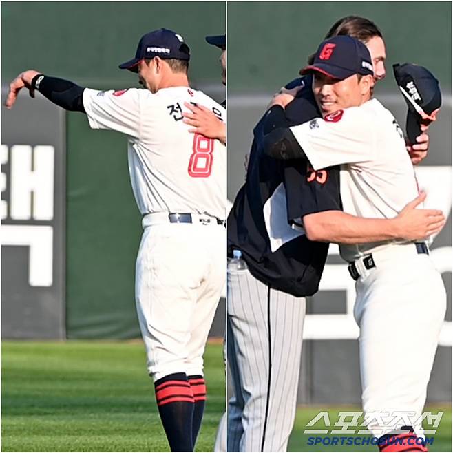 대전 예수 불러낸 롯데 캡틴, 뜨거운 포옹의 이유[부산 현장]
