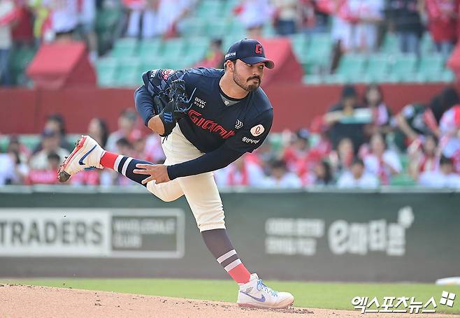 감보아, 삼성에 '삼중도루' 설욕할까→포수는 '정보근'…