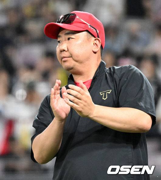 우천 취소→선수단 휴식, 그런데 양현종과 꽃감독은 왜 야구장에 왔을까 [오!쎈 인천]