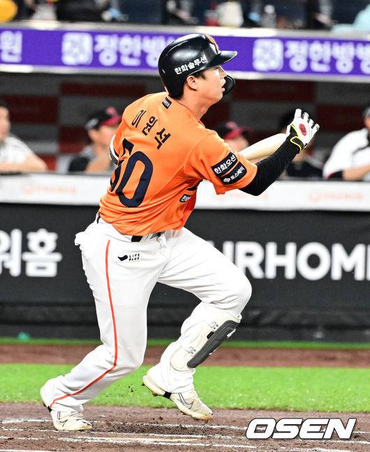 '14kg 벌크업' 한화 발야구 스페셜리스트가 1군 제외됐다, 멀리 보고 관리 모드
