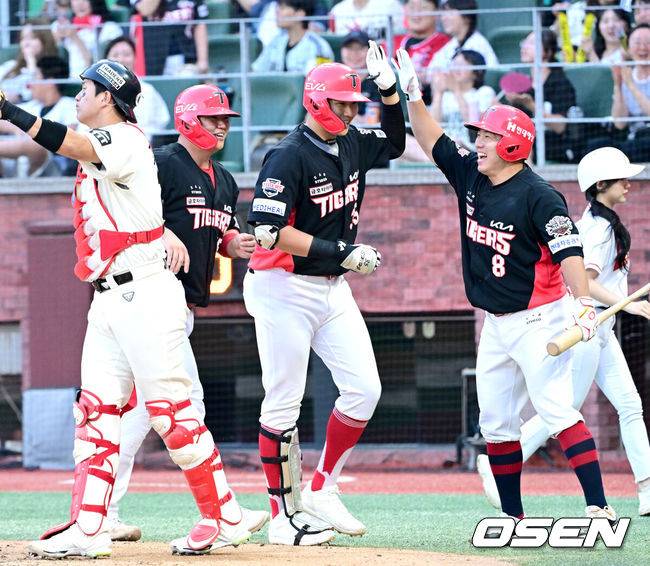 ‘승승승승승무승’ KIA 6연승, 1064일 만에 터졌다, 김석환 대타 역전 결승 투런…SSG에 5-4 역전승, 정해영 진땀 세이브 [인천 리뷰]