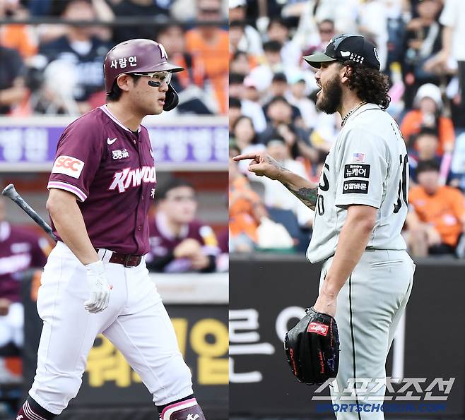 안타 맞고 감명받은 폰세...강판 후 쪼그려 앉아 또 '리스펙트' [대전 현장]