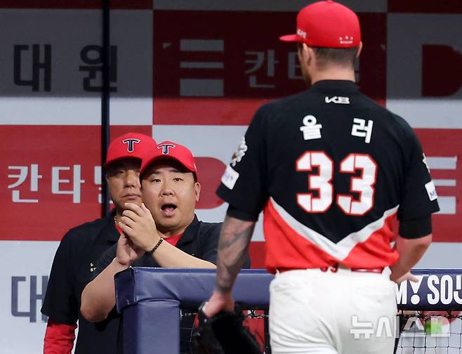 처음 한국 방문한 부모님 앞에서 호투…KIA 올러