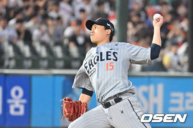 아무리 지는 경기라고 해도…이렇게 깔끔할 수가, 한화 1R 투수 유망주 또 있다 '8⅓이닝 무실점'