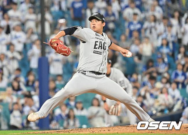 아무리 지는 경기라고 해도…이렇게 깔끔할 수가, 한화 1R 투수 유망주 또 있다 '8⅓이닝 무실점'