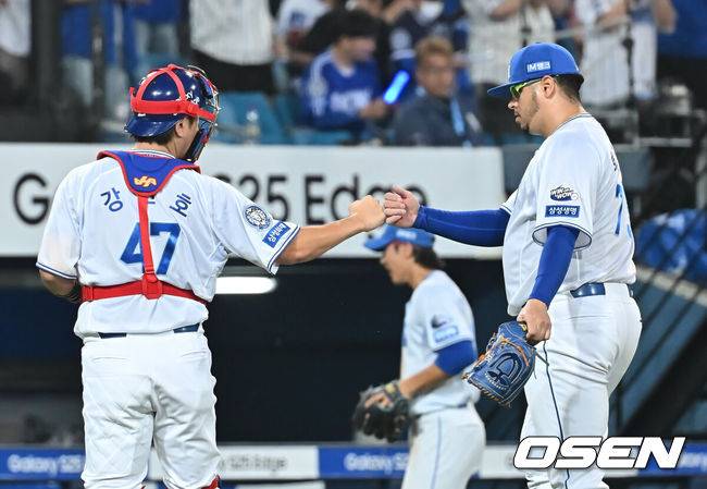 이런 투수가 재계약에 실패했다니…삼성은 무슨 복인가, 한국 3년차 '볼 배합 주도하는 외인'