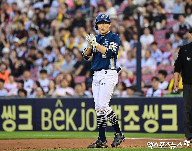 '승엽+원중 극장' 롯데, 0-3 뒤집는 건 일도 아니다!…나승엽 대타 3점포로 NC 7-6 제압 [창원:스코어]