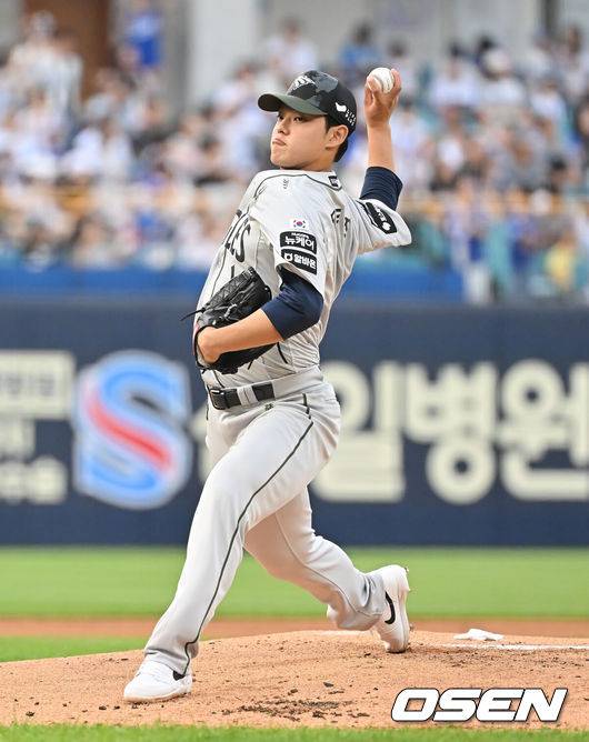 '158km' 삼성 킬러 문동주, 대구서 또 웃었다…한화 1위 질주, 리베라토 맹활약 [대구 리뷰]