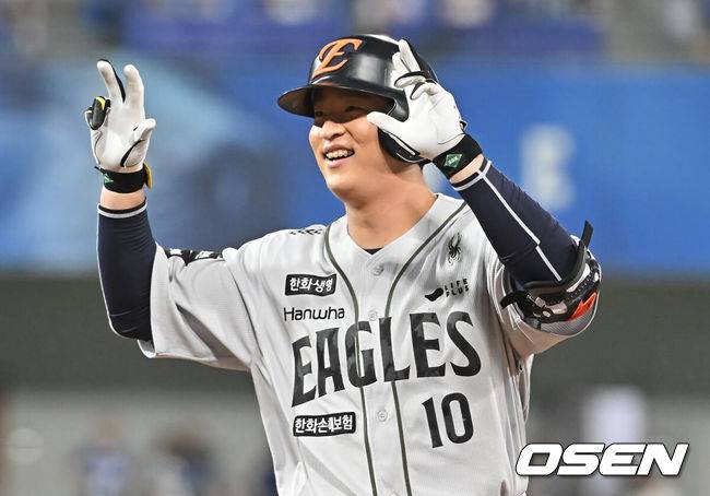 '158km' 삼성 킬러 문동주, 대구서 또 웃었다…한화 1위 질주, 리베라토 맹활약 [대구 리뷰]