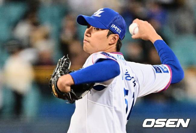 ‘음주운전→팔꿈치 수술’ 잊힌 1차지명, 공 5개로 1이닝 퍼펙트…한 달 만에 다시 마운드 오르다