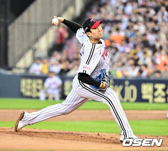 ‘KIA 징크스 깰까’ 트레이드 천성호 선발 제외, 포수 이주헌-DH 박동원, LG 라인업...손주영 17일 만에 선발 등판