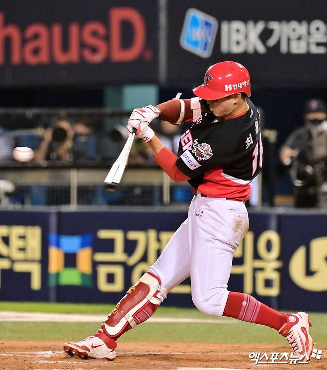 함평에서 이우성 칼 갈고 있는데…'예비 FA' 보살왕 후보 4G 연속 무안타, 단기 타격 기복 어쩌나 [잠실 현장]