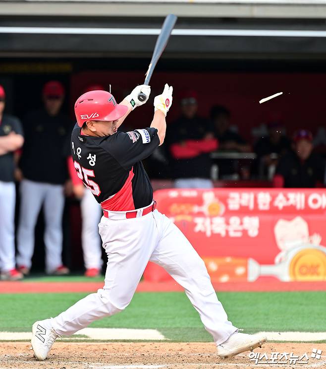 '4할 타자'인데 1군 못 온다고? 꽃감독은 지켜보고 있다…