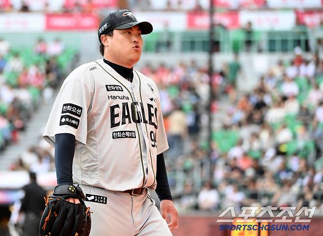 148㎞ 위력투 'KKKKKKKKK' 압도했는데…통한의 한 방, 웃지 못한 24일 만에 몬스터 복귀전