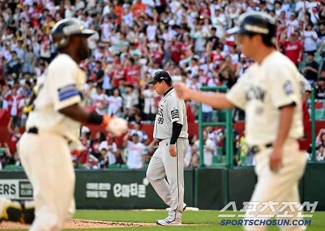 148㎞ 위력투 'KKKKKKKKK' 압도했는데…통한의 한 방, 웃지 못한 24일 만에 몬스터 복귀전