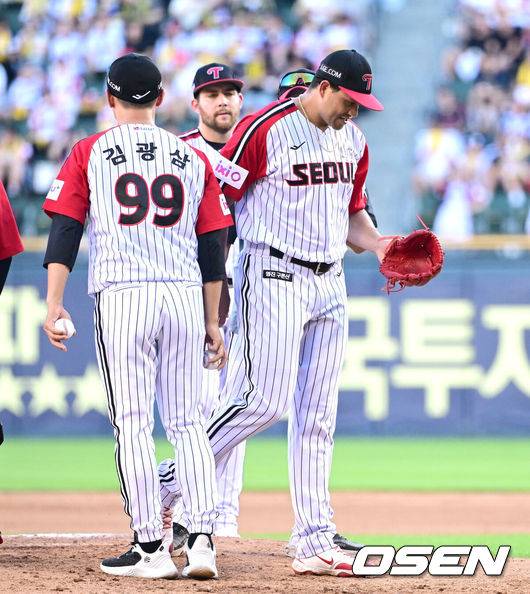 1선발마저 무너지다, 한 이닝 5실점 와르르…ERA 1.67→5.20, 에이스 괜찮을까
