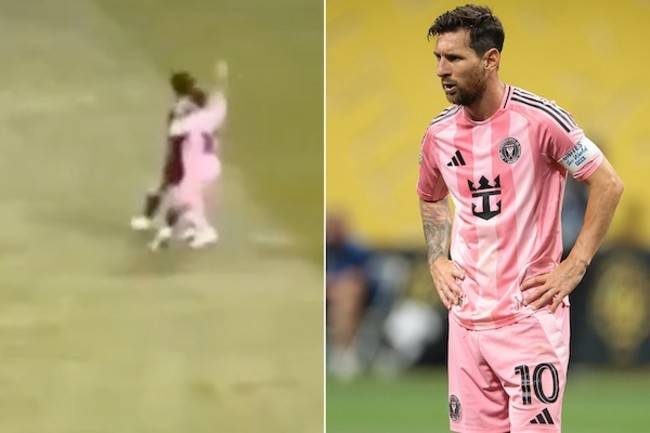 '이게 무슨' 메시, '前 동료' 비티냐에게 '주먹질 시도' 논란…팬들은