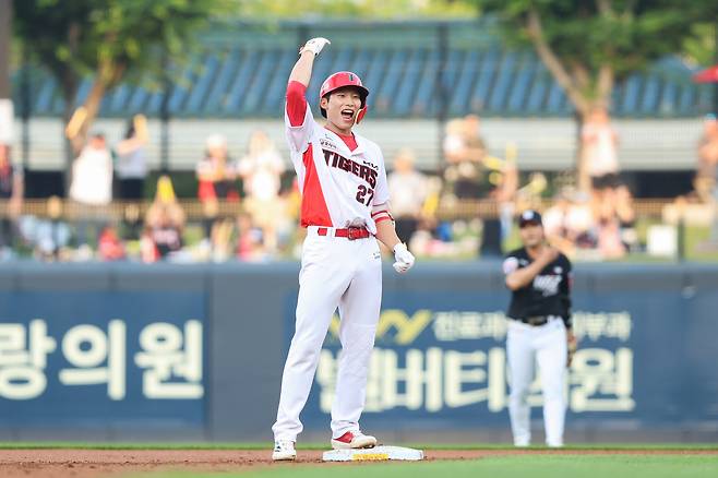 ‘10년 미로’ 뚫고 나온 KIA 김호령, ‘간결스윙’이 ‘성공스윙’이다