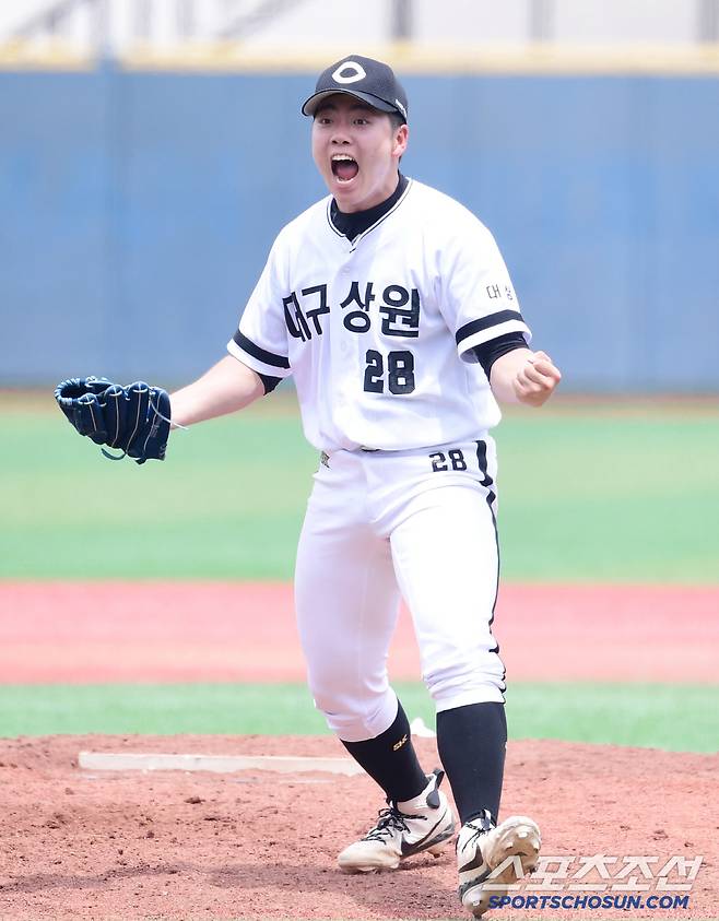 'KIA 슬라이더 장인'이 떠오른다...고고생인데 구종 가치 이미 프로 수준, 도대체 누구? [목동 현장]