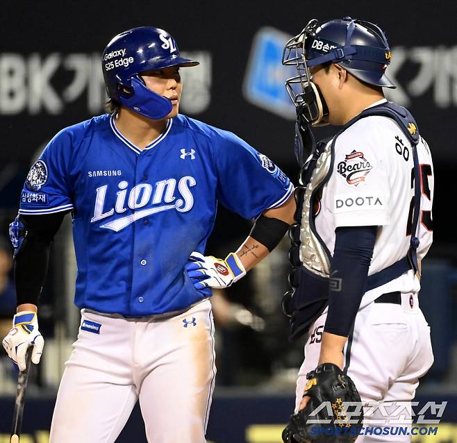 명백히 두산에 유리한 판정.. 삼성, 0-5 완패. 박진만 감독 뛰쳐나올 만 했다