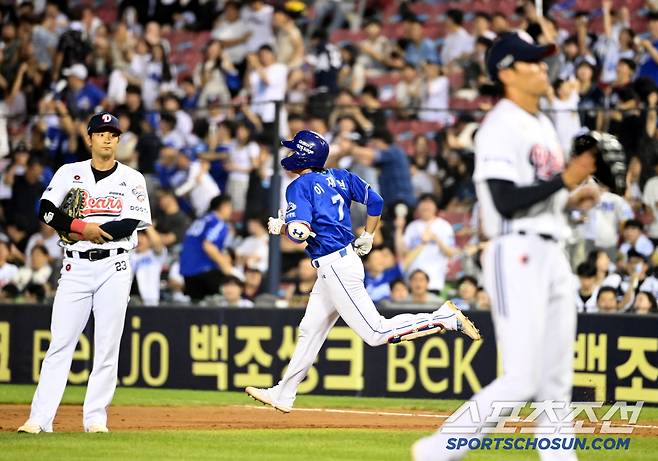 하늘이 아직 삼성을 버리지 않았구나! 김택연이 안 나오다니 → 두산에 9회 6-4 대역전 드라마 썼다