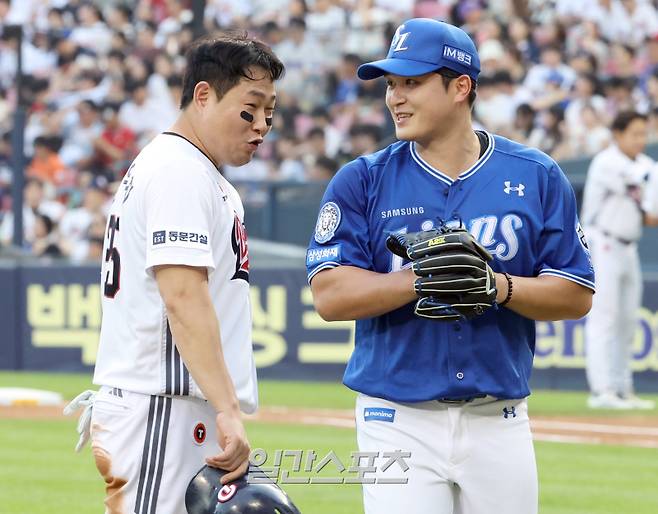 '이런 경기가 다 있습니다' 9회 이재현 역전 만루포, 삼성 6-4 역전승 [IS 잠실]