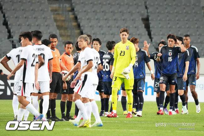졸전 중국, 한국에 두들겨 맞고 일본전 허겁지겁 파이브백 준비