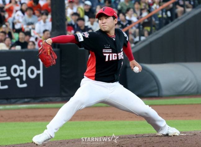 [오피셜] KIA 윤영철, '곽도규와 같은 부위' 굴곡근 손상 소견→4주 후 재검진