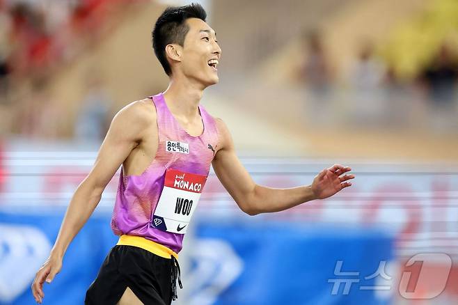 높이뛰기 우상혁, 다이아몬드리그 우승…2m34로 올해 세계 1위 기록