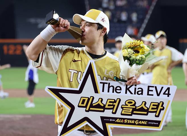 2024 ‘미스터 올스타’ 최형우→KIA 우승…2025 올스타전 MVP 박동원 “올해 LG도 우승하길” [SS스타]